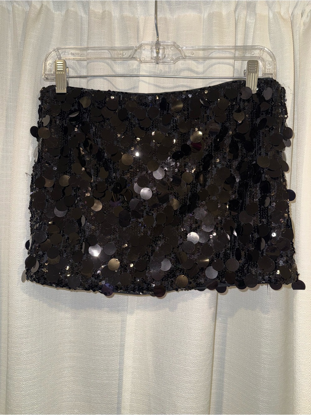 Princess Polly Black Sequin Mini Skirt
